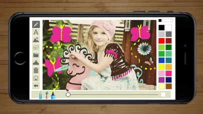 ภาพหน้าจอของ Write and draw in photos