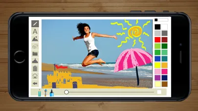 ภาพหน้าจอของ Write and draw in photos