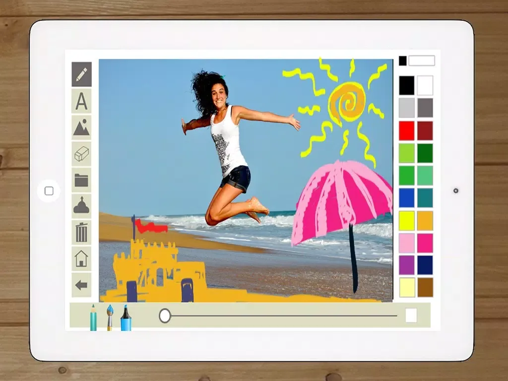 Write and draw in photos - Premium iPad 應用截圖