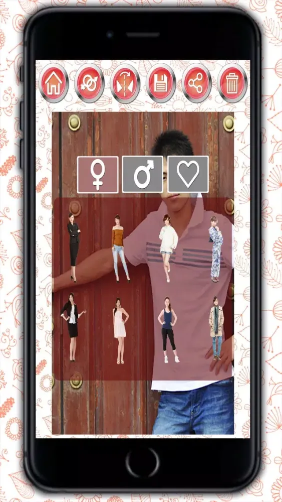 Photo with your imaginary boy or your imaginary girl - funny photomontage to tease photos of boys and girls Screenshots