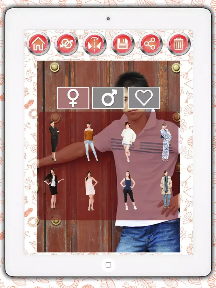 Photomontage with your imaginary boy or girl - Premium iPad  স্ক্রিনশট