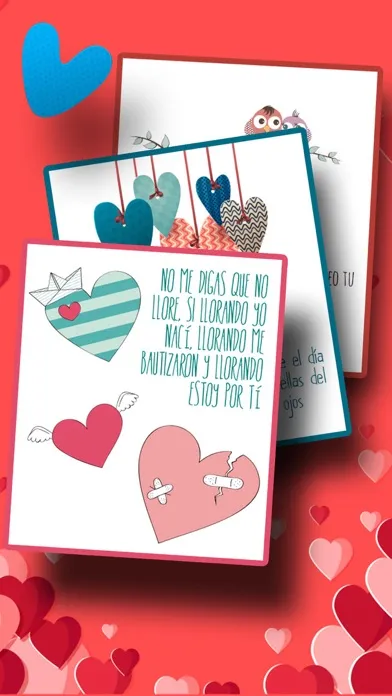 Capturas de pantalla de Love quotes in Spanish
