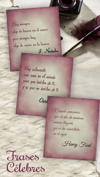 Capturas de tela do Famous sayings and quotes