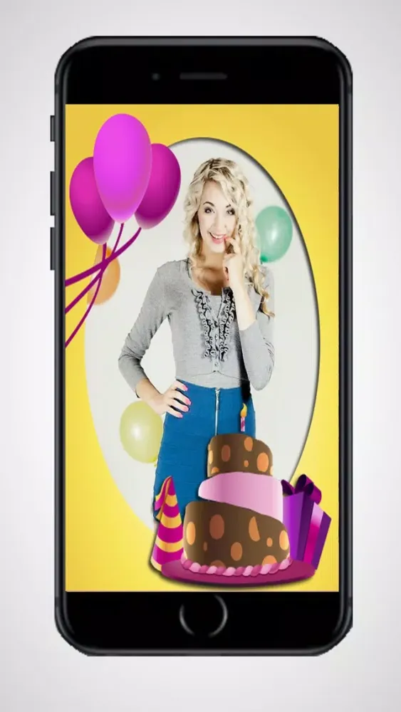 Create birthday cards and design birthday postcards to wish a happy birthday - Premium Screenshots