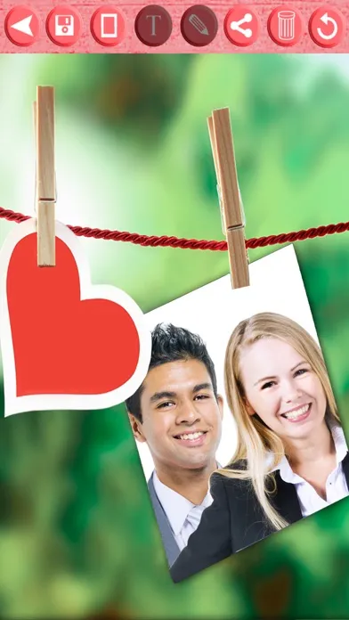 Capturas de pantalla de Valentine love frames - Photo editor to put your Valentine love photos in romantic love frames