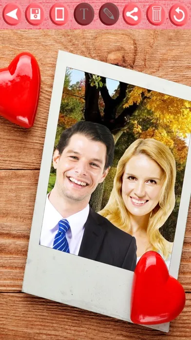 Capturas de pantalla de Valentine love frames - Photo editor to put your Valentine love photos in romantic love frames