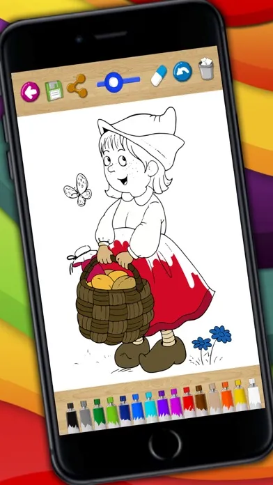 Скриншоты Tales coloring book & paint fables