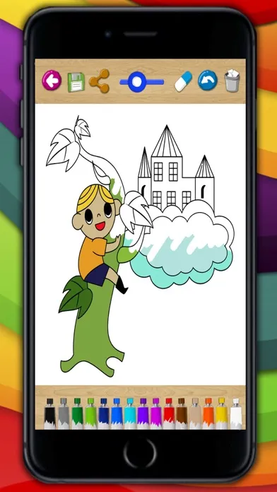 Скриншоты Tales coloring book & paint fables