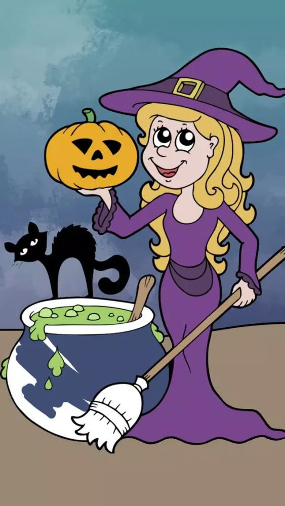 Halloween & monsters coloring pages for kids سکرین شاٹس