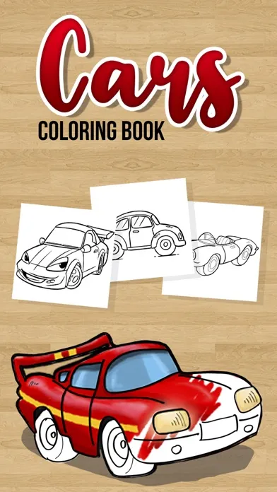 Cars Coloring Game Book سکرین شاٹس