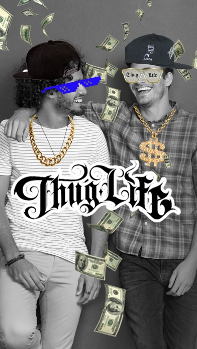 Capturas de pantalla de Thug Life Photo Stickers !