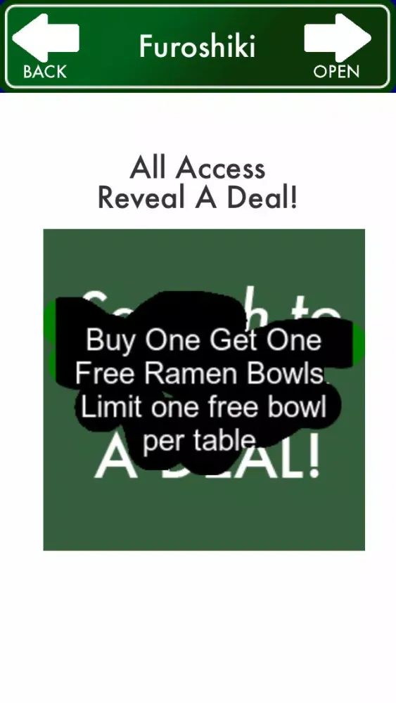 ALL ACCESS: SCAN LOGOS, PHOTOS & QR CODES to Access Menus & REVEAL A DEAL® Coupons by AllAccess.US Screenshots