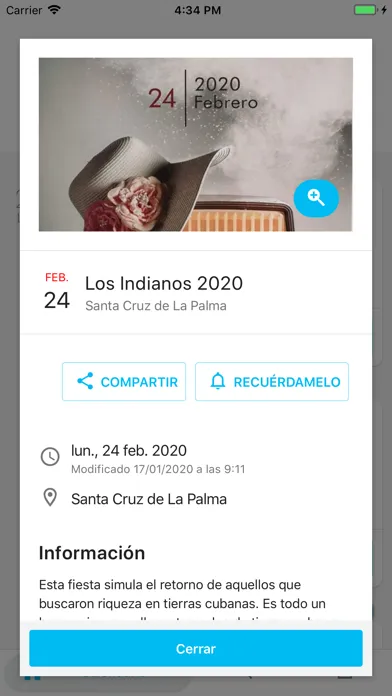 La Palma Eventos স্ক্রিনশট