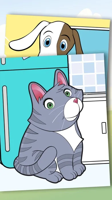 Paint pets in coloring book children Ekran Görüntüleri