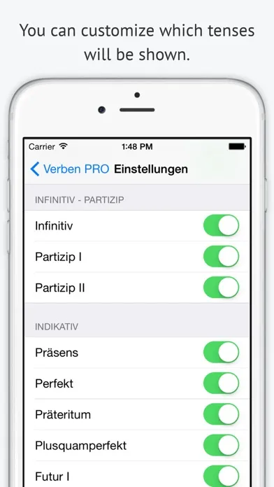 Verben PRO سکرین شاٹس
