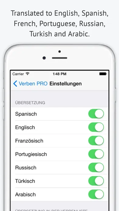 Verben PRO سکرین شاٹس