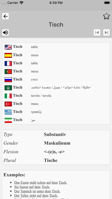 PRO - German Dictionary Screenshots