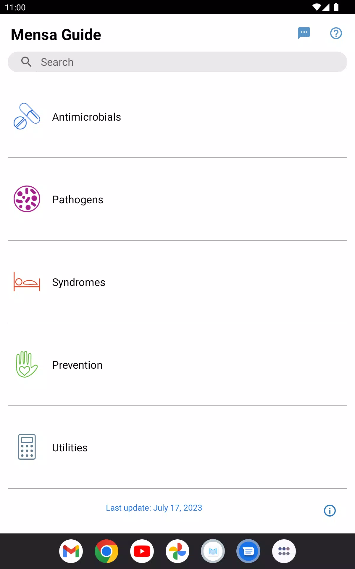 Mensa Guide Screenshots