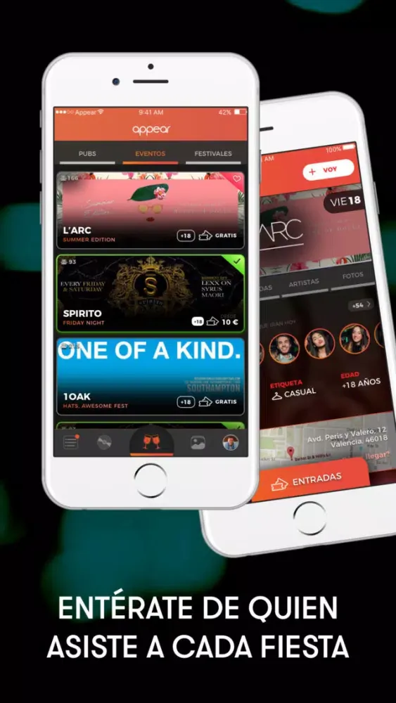 Appear - Social NightLife স্ক্রিনশট