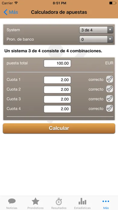 Скриншоты Apuestas deportivas - la base para tus apuestas