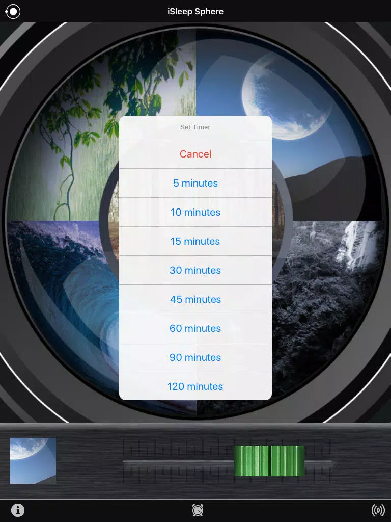 Tangkapan skrin iSleep Sphere iPad 