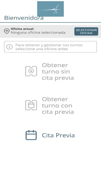 Capturas de pantalla de Cita Previa OAR Avilés
