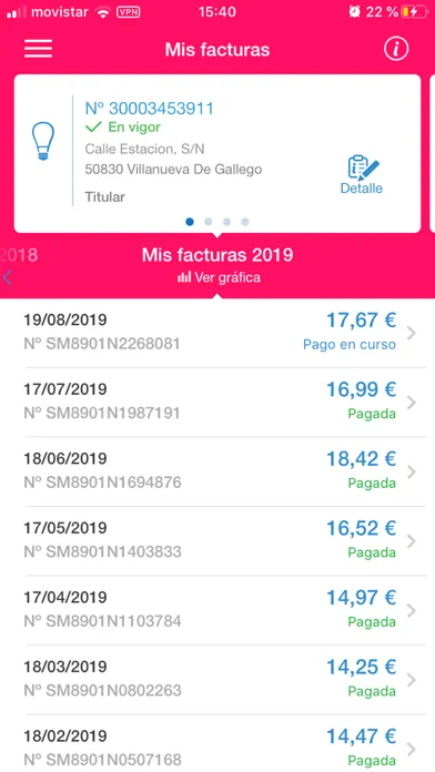 Zrzuty ekranu Energía XXI