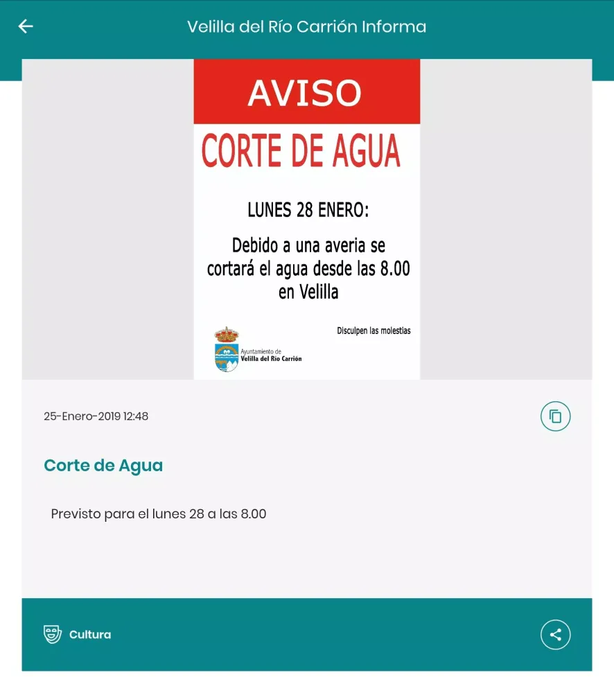 Velilla del Río Carrión Inform应用截图