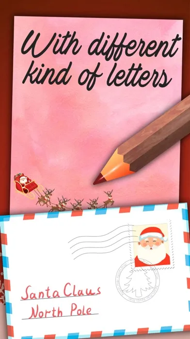 Write a letter Santa Claus 스크린샷