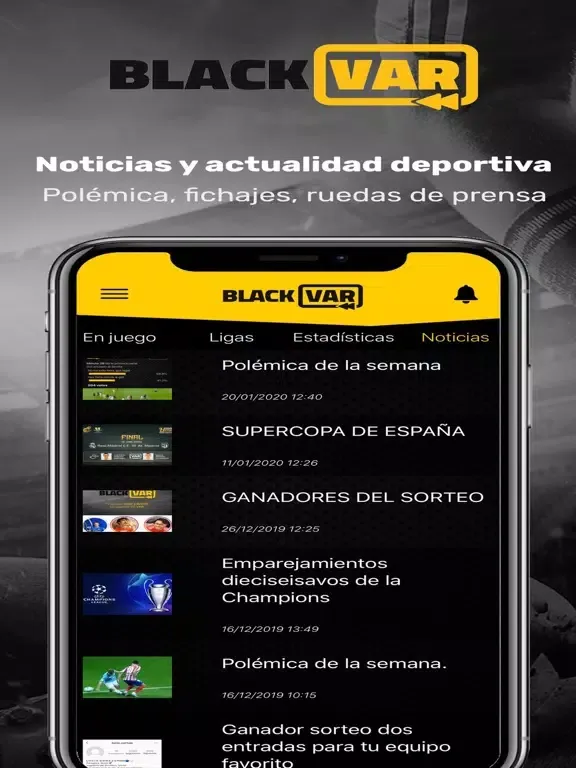 BlackVAR La comunidad del VAR iPad  Ekran Görüntüleri