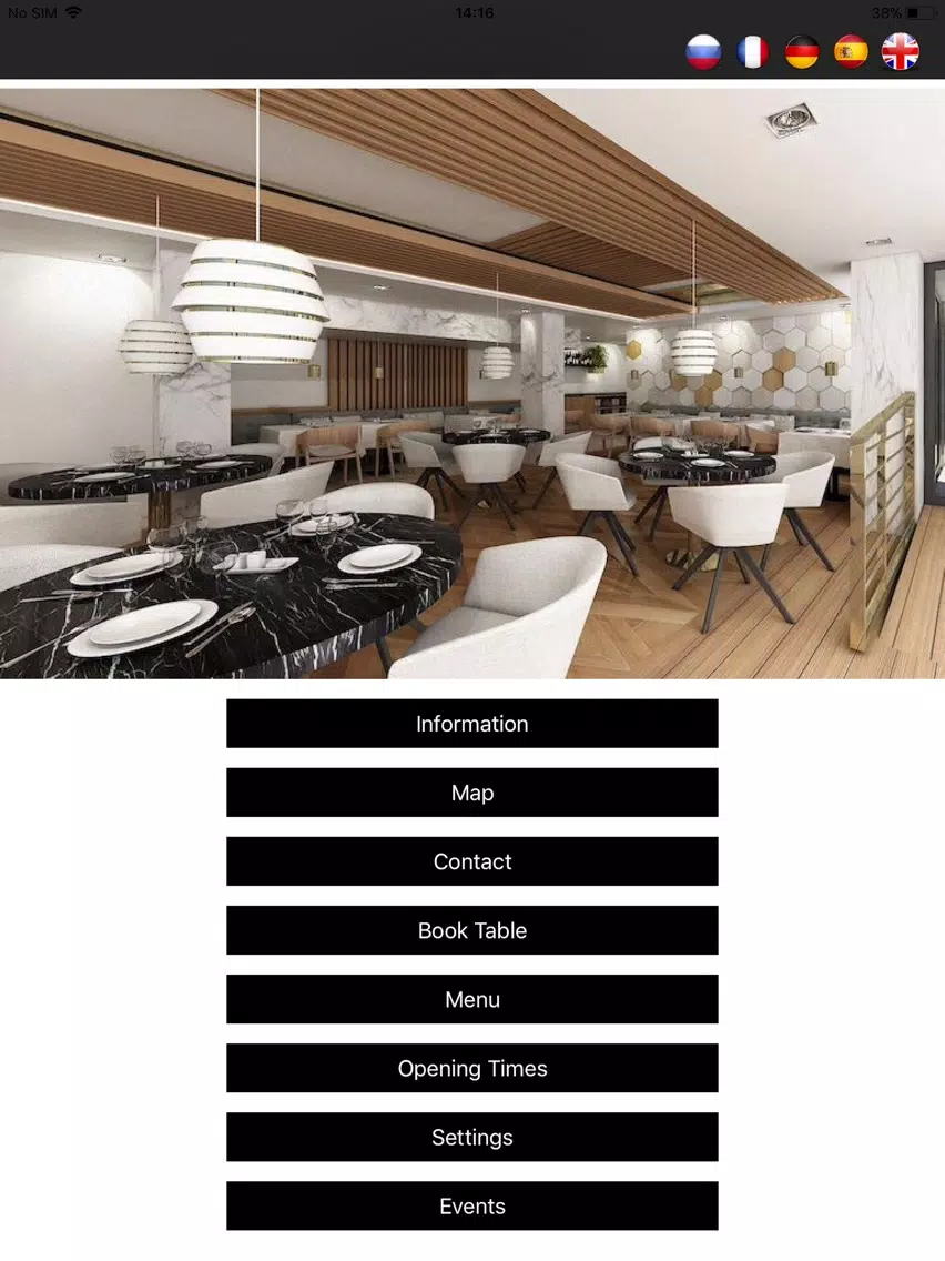 MenuWOW Restaurant iPad  Ekran Görüntüleri