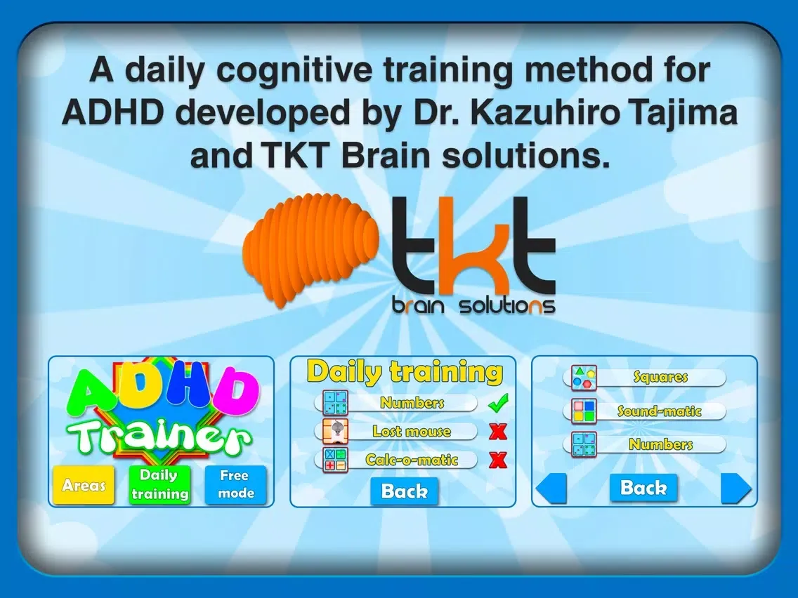 ADHD Trainer iPad  スクリーンショット