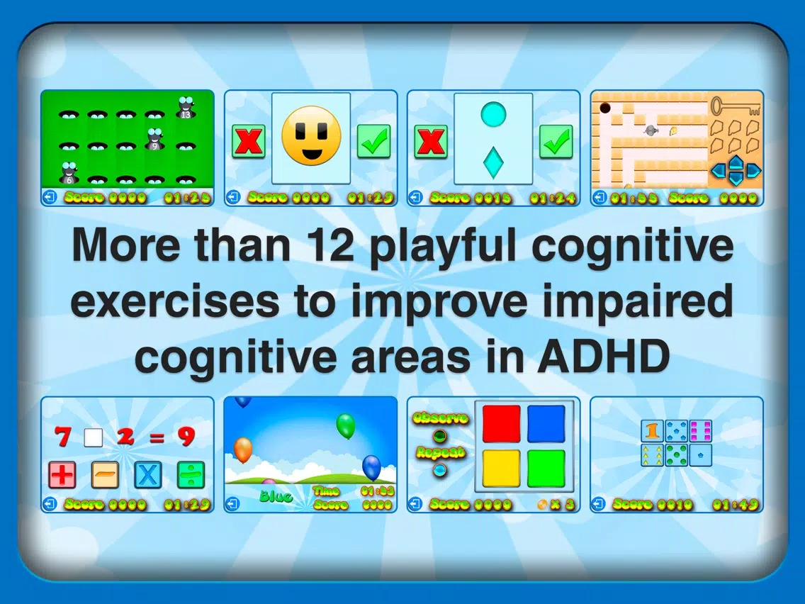 ภาพหน้าจอของ ADHD Trainer iPad 