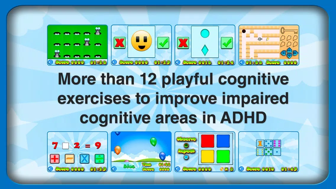 ภาพหน้าจอของ ADHD Trainer