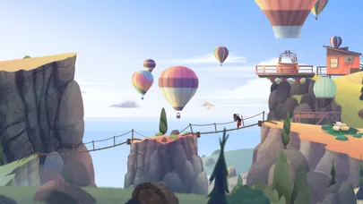 Capturas de tela do Old Man's Journey