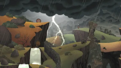 Capturas de tela do Old Man's Journey