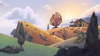 Capturas de tela do Old Man's Journey