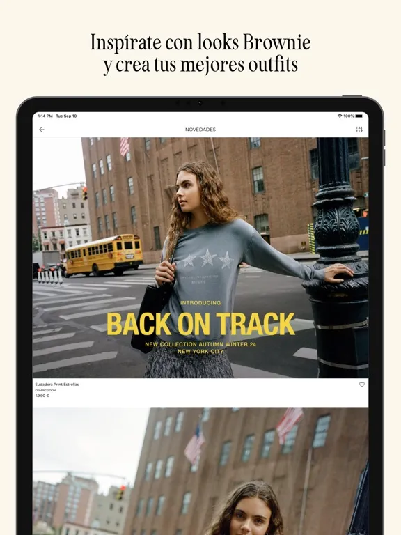 Capturas de tela do BROWNIE - Womenswear iPad 