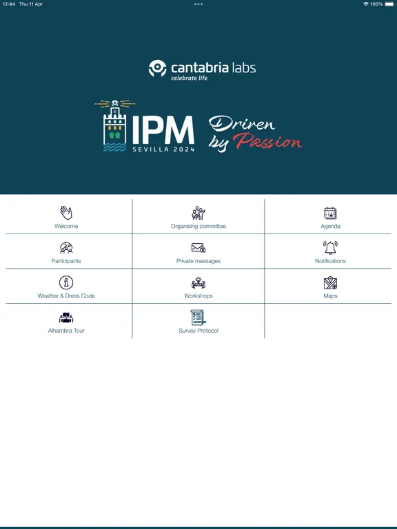 Capturas de tela do Cantabria Labs IPM 2024 iPad 
