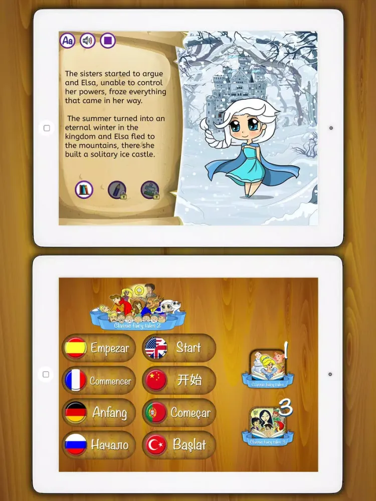 Capturas de tela do Classic fairy tales 2 interactive book - Premium iPad 