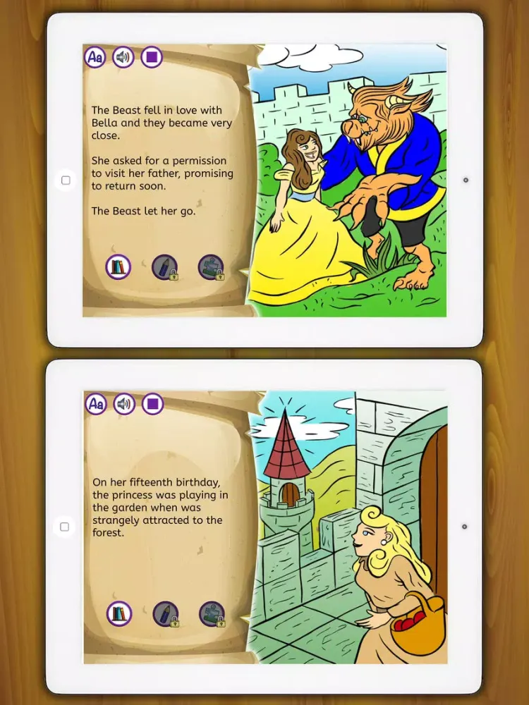 Capturas de tela do Classic fairy tales 2 interactive book - Premium iPad 