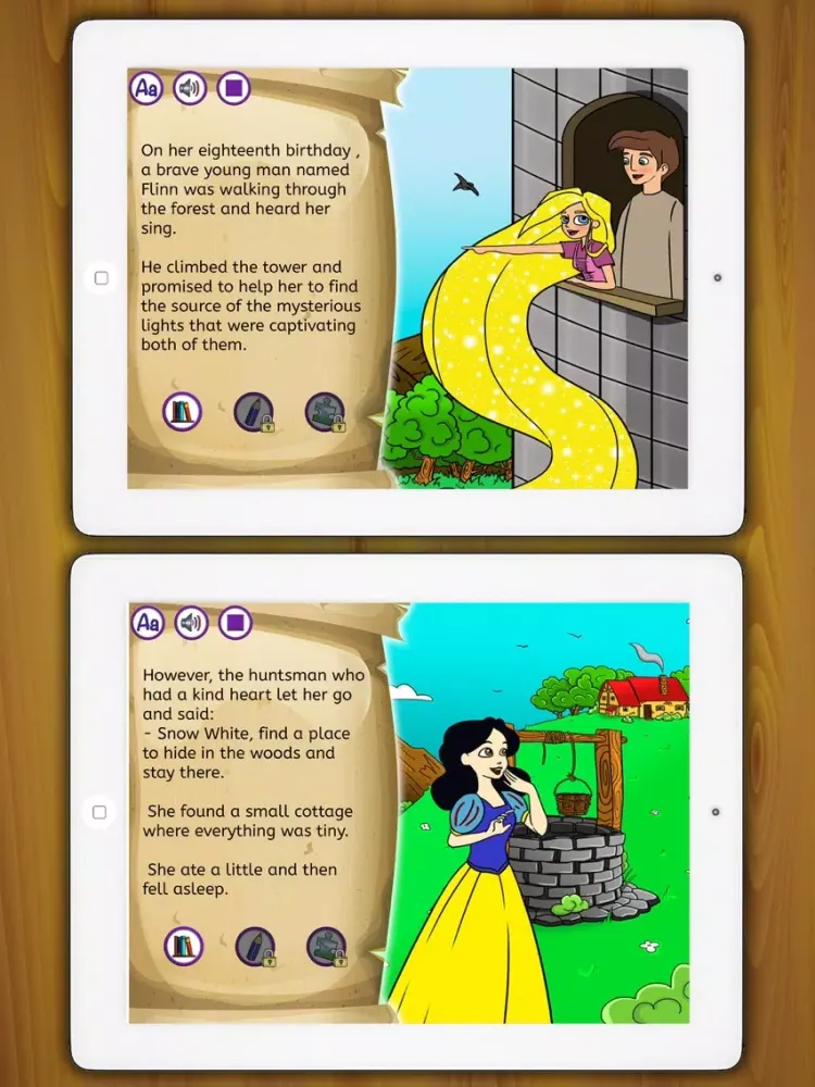 Capturas de tela do Classic fairy tales 2 interactive book - Premium iPad 