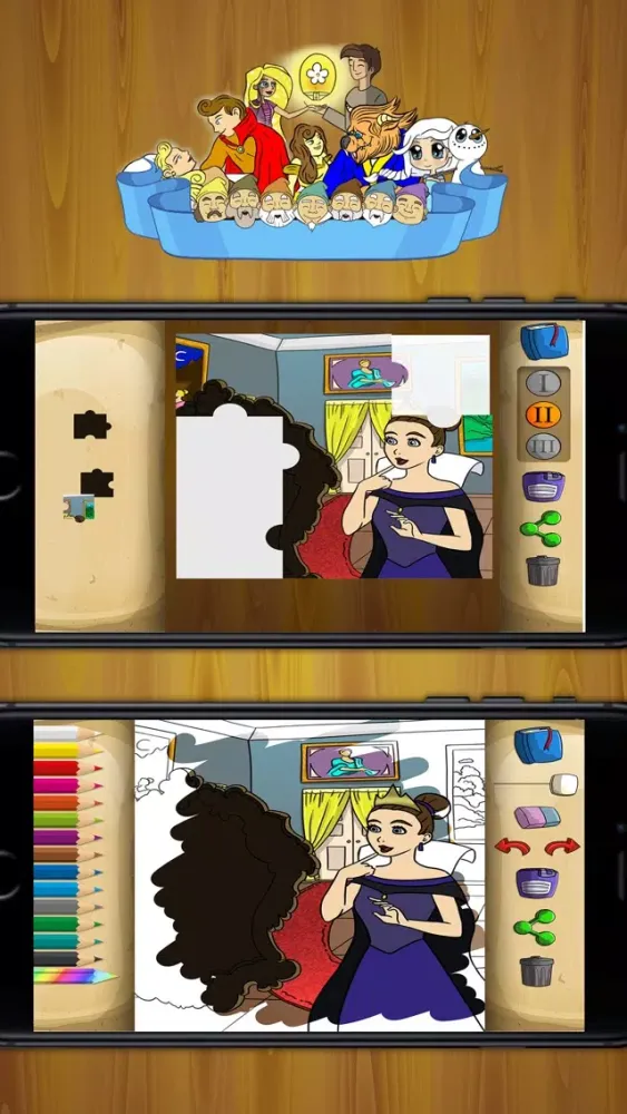 Capturas de tela do Classic fairy tales 2 interactive book - Premium