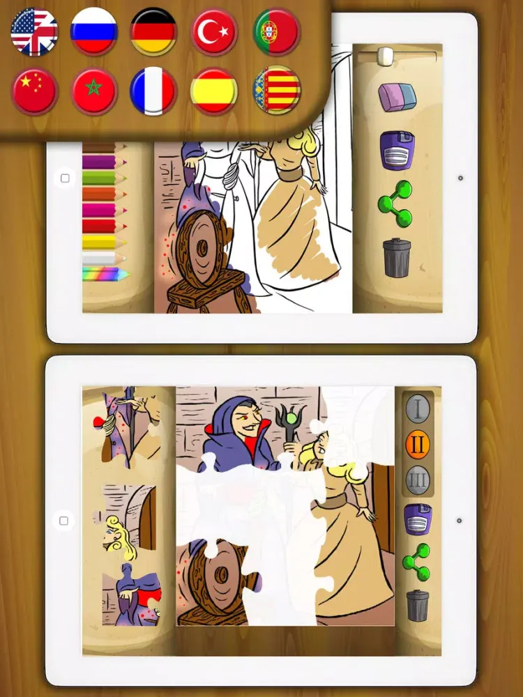 Sleeping Beauty Classic tales interactive book Pro iPad  スクリーンショット