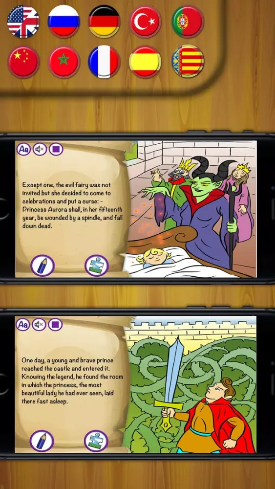 Sleeping Beauty Classic tales interactive book Pro スクリーンショット