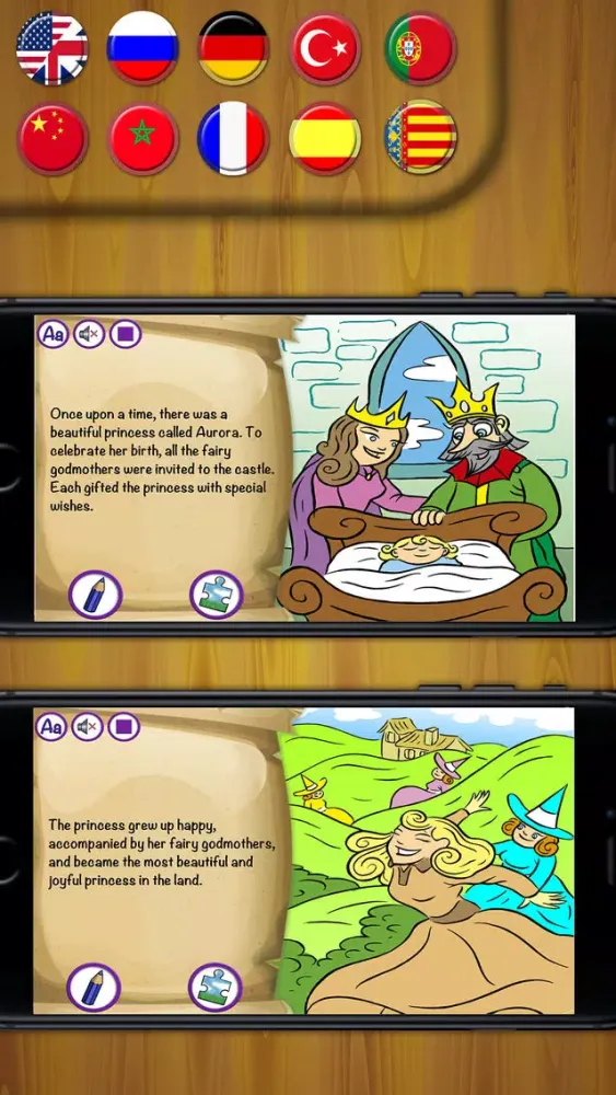 Sleeping Beauty Classic tales interactive book Pro スクリーンショット