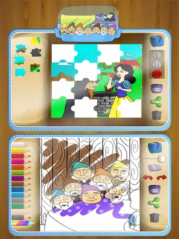 Capturas de tela do Snow White & the 7 Dwarfs Tale iPad 