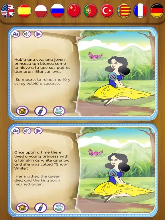 Capturas de tela do Snow White & the 7 Dwarfs Tale iPad 