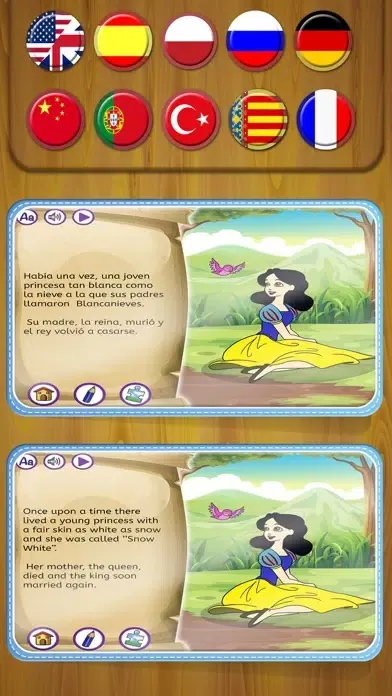 Capturas de tela do Snow White & the 7 Dwarfs Tale