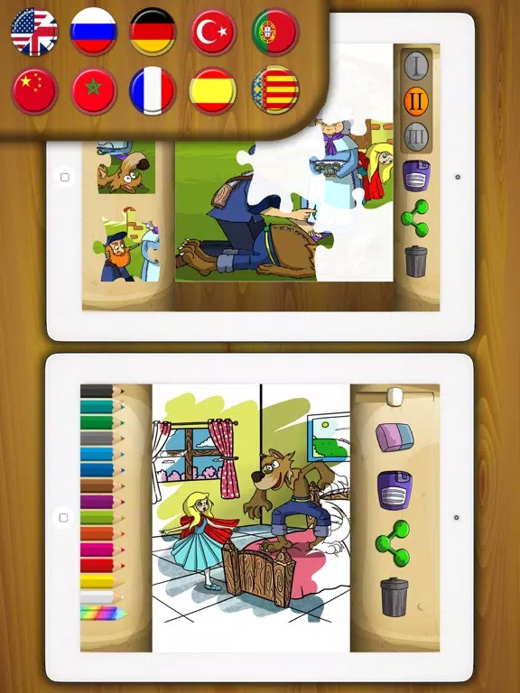 صور Little Red Riding Hood - Classic tales for kids iPad 